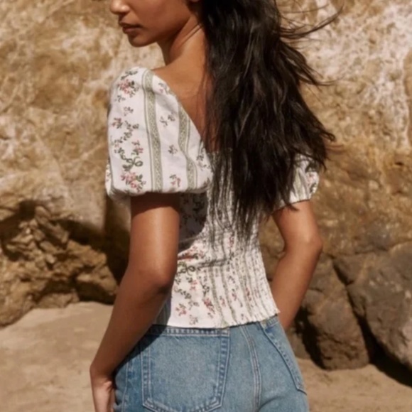 Reformation Linen Top - Picture 2 of 6